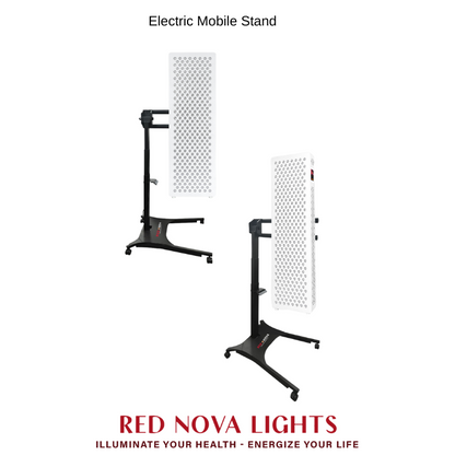 RNL900 & RNL1500 Premium Electric Mobile Stand for Red Light Therapy Panels